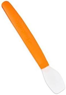 Yomilock Baby Food Silicone Spoon / Silicon / Soft High-class Silicone Material (Orange)