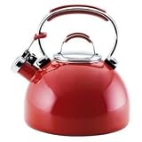 KitchenAid Teakettle 2-Quart Gourmet Essentials Porcelain Enamel Kettle , Red