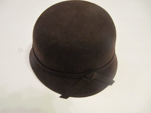 Magid Brim Cloche Hat Wool Womens Chocolate Onesize Fits Most