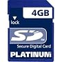 Platinum Secure Digital (SD) Card 4GB Speicherkarte