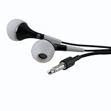 Universal In-Ear 3.5mm Stereo Headset, white / Black (for 3.5mm jack such as CD player, Walkman, Computer, Laptop, VCD/DVD players, ipods etc)