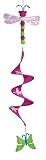 Toland Sparkle Dragonfly Wind Spinner Windsock