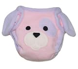 Pink Puppy Diaper Cover (M)