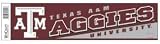 Texas A&M Aggies Bumper Sticker by Wincraft