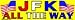 JFK All The Way bumper sticker