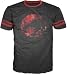 Search : Thundercats Vintage Distressed Logo With Stripes Sleeves Black Adult T-shirt Tee