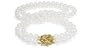 5.5x6mm A+ Quality Double Strand Japanese Akoya saltwater cultured pearl necklace 15" and 16"