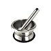 Oggi Stainless Steel Mortar and Pestle 4-in.