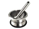 Oggi Stainless Steel Mortar and Pestle 4-in.