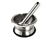 Oggi Stainless Steel Mortar and Pestle 4-in.