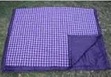 Navy Plaid Throw About Blanket