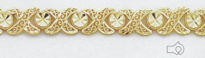 31PT5REXDVL 14kt 8 Fancy Diamond Cut Bracelet TN3038