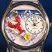 Lobster Roast Silver Watch