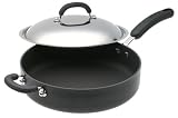 Circulon 2 12-Inch, 5-Quart Covered Saute Pan with Helper Handle
