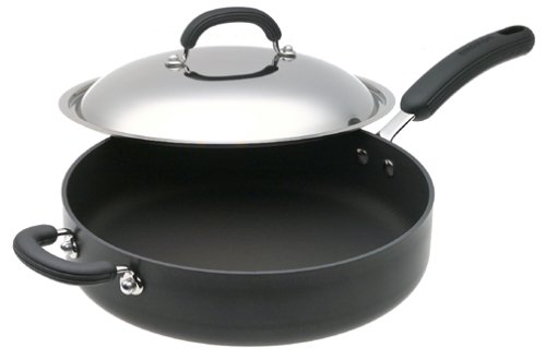 Circulon 2 12-Inch, 5-Quart Covered Saute Pan with Helper Handle