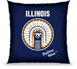 Biederlack NCAA Illinois Toss Pillow