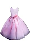 New Pink Flower Girl Pageant Easter Party Dress Sz 2 to 12 - Same Day Shipping. Orders Arrive in 3-5 Days (4)