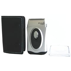 OHM ウォッシャブルポケットレザー シェーバー シルバー HB-8975