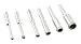 Premium-Grade 6-Piece Diamond Hole Saw Set - 5/32 to 1/2 - Glass, Tile & Stone