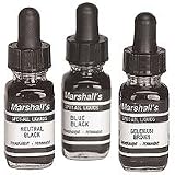 Marshall Spot All Black & White Print Retouching Dye Kit, Three 1/2oz. Bottles, 1 Each of #1, #2, #3.