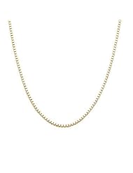 Yellow Gold 20in & .9mm Box Chain Necklace