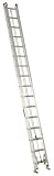 UPC 728865015211 product image for Louisville Ladder AE2232 Aluminum Extension Ladder 300-Pound Capacity, 32-Feet | upcitemdb.com