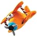 Orange Stunt Plane Stanley Squeaky Plush Dog Toy