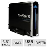 Vantec NexStar3 SuperSpeed 3.5" SATA to USB 3.0 & eSATA External Hard Drive Enclosure (NST-380SU3-BK)