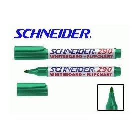 Schneider 290 Marker for Whiteboard and Flipchart - Green (Pack of 10)