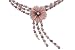 3-Strand Angel Skin, Blue Aventurine & Cultured Pearl Necklace