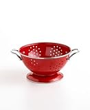 Martha Stewart Collection Red Colander, 1.5 Qt.