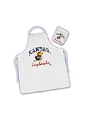 Kansas Jayhawks Tailgate Barbecue (BBQ) Grilling Apron NCAA