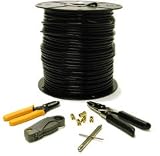 500ft RG6 Quad Shield Coaxial Cable Installation Kit