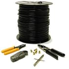 CABLES TO GO 500FT RG6 QUAD SHIELD COAXIAL CABLE KIT by CTG