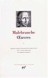 Malebranche Oeuvres Tome I Nicolas De Malebranche Babelio Malebranche Oeuvres Tome I Nicolas De Malebranche Babelio