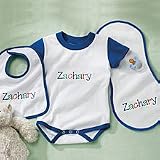 Personalized Baby Gifts - Embroidered Burp Pads