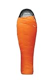 Lafuma Warm n' Light 1000G Down 20-Degree Sleeping Bag - Bright Orange/Deep Grey (Left Zip)