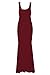 Chase Secret Womens Summer Strappy Back Maxi Long Dress Small Wine
