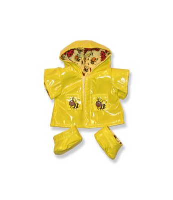 31PTWuIA33L Yellow Rain Coat and Boots fits Webkinz, Shining Star and 8   10 Make Your Own Stuffed Animals