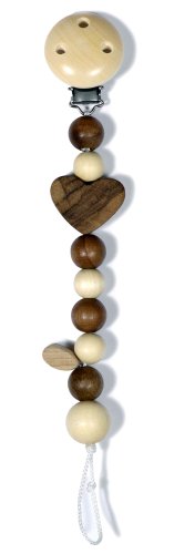 Heimess 734650 - Schnullerkette Herz, natur Preisvergleich
