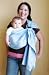 Ellaroo Lightly Padded Baby Sling Sky Medium