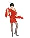 20s Roarin' Red Flapper Dress Adult Costume 20's Speakeasy Moll Dress Party Outfit 1920s 1920's