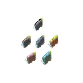 Canon Compatible BCI-6 (1Bk 1C 1M 1Y 1CP 1MP) 6-Pack ink cartridges For BJC-8200... by FG