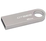 Kingston Dtse9H/8GB - Memoria USB, 8 GB, color plateado