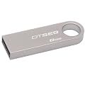 Kingston Dtse9H/8GB - Memoria USB, 8 GB, color plateado