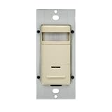 Leviton ODS10-IDI Decora Passive Infrared Wall Switch Occupancy Sensor, 180 Degree, 2100 sq ft Coverage, Ivory