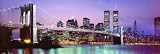 New York Skyline Photography Door Poster Print, 62×21