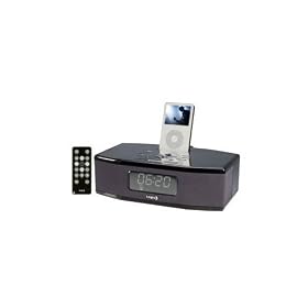 Logic3 iStation Alarm Clock Radio for iPod - Black