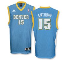 NBA Denver Nuggets Anthony Replica Jersey by Addidas