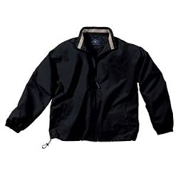 Men's Nantucket Wind Jacket, Black/Khaki